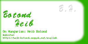 botond heib business card